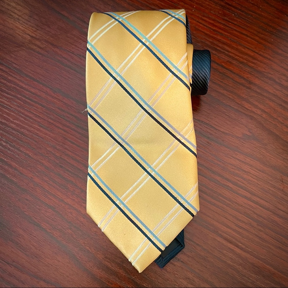 Tommy Hilfiger Silk Tie - Gold